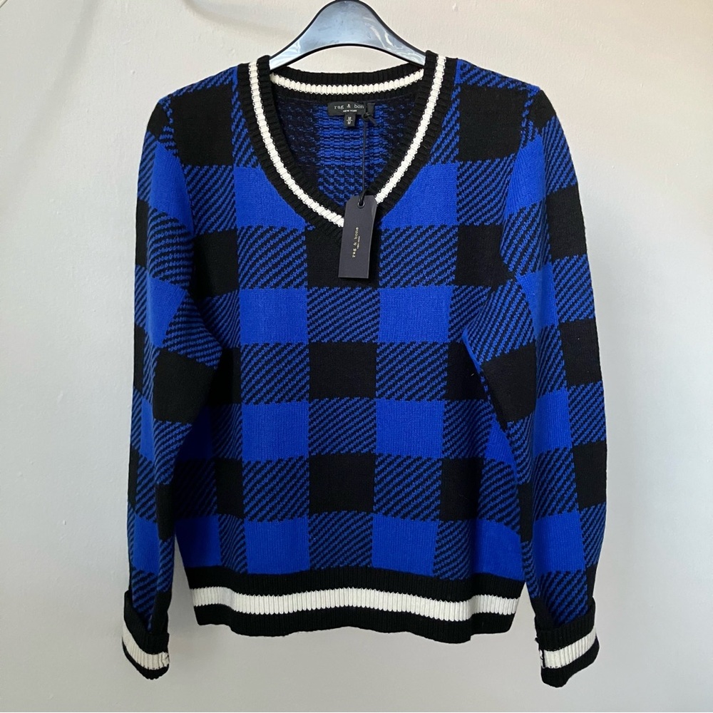 Rag & Bone Gabby V-neck Wool Sweater NWT - M